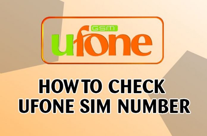 How to check ufone number