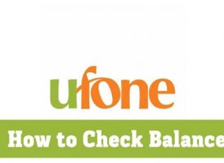 How to check Ufone balance? How to check ufone balance