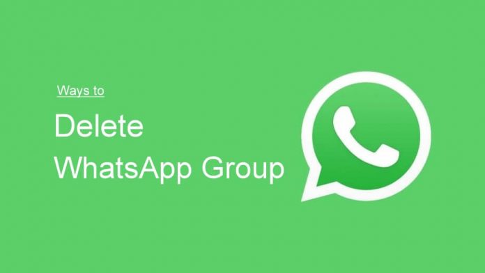 How to delete WhatsApp Group?